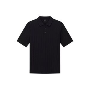 Armani Exchange Black Cotton Polo Men's Shirt